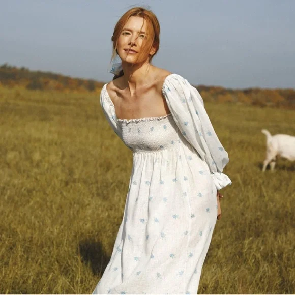 Sleeper ATLANTA LINEN DRESS IN LINUM - TikTok famous- sold out online - Picture 5 of 10